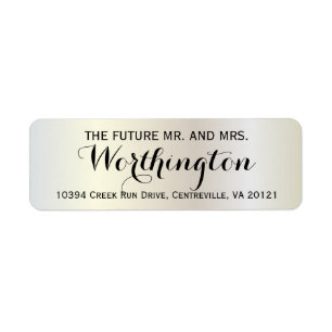 Personalized Custom Wedding Future Mr and Mrs