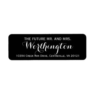 Personalized Custom Wedding Future Mr and Mrs
