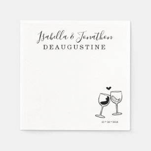 Personalized Custom Wine Tasting Themed Napkins