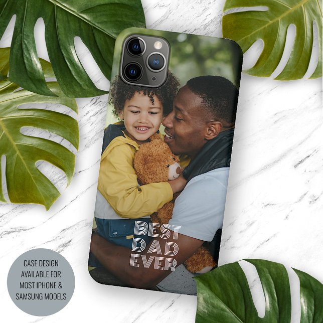 Personalized Custom World's Best Dad Ever iPhone Case (Creator Uploaded)