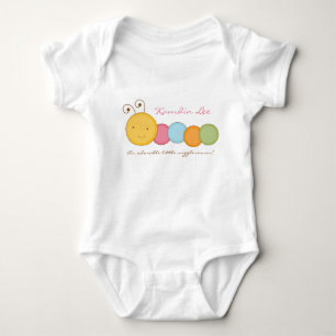 Personalized Custom Worm Baby One Sie Body Suit Bodysuit