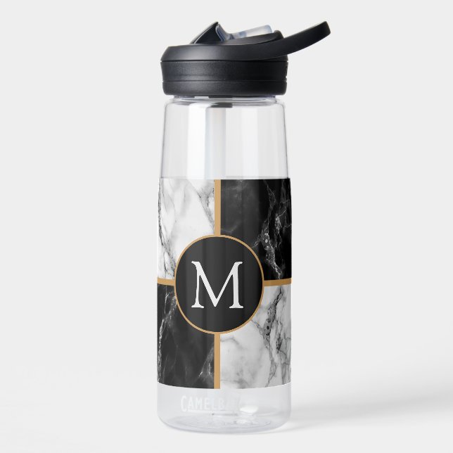 Personalized Custom Your Letter Water Bottle (Left)