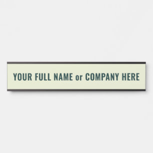 Personalized Custom Your Name Door Sign Example