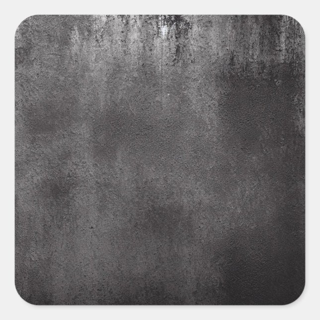 Personalized Custom Your Own Black Chalkboard Square Sticker (Front)