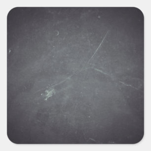 Personalized Custom Your Own Black Chalkboard Square Sticker