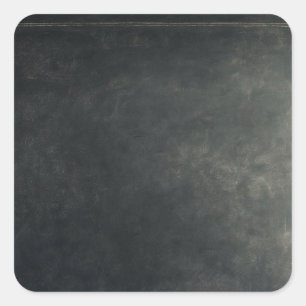 Personalized Custom Your Own Black Chalkboard Square Sticker