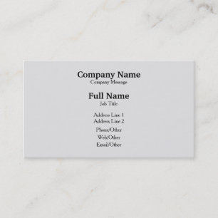 Personalized Custom Your Own Business Card