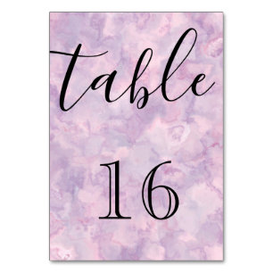 Personalized Custom Your Own Elegant Script Table Number
