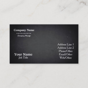 Personalized Custom Your Own Grey Business Card