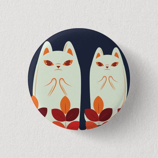 Personalized Custom Your Own Halloween Photo Text 1 Inch Round Button (Front)