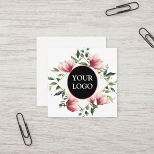 Personalized Custom Your Own Logo Square Business Card