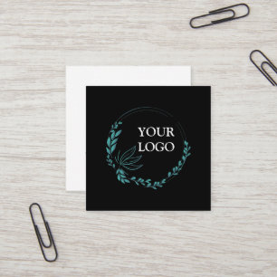 Personalized Custom Your Own Logo Square Business Card