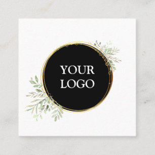 Personalized Custom Your Own Logo Square Business Square Business Card