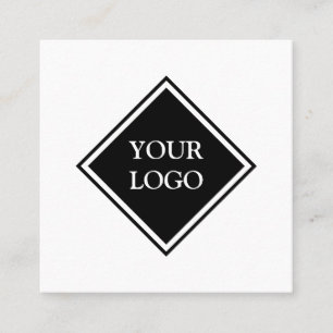 Personalized Custom Your Own Logo Square Business Square Business Card