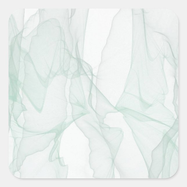 Personalized Custom Your Own Marble Pattern Square Sticker (Front)