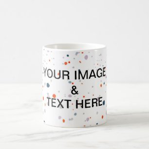 Personalized Custom Your Own Photo abstract art  Coffee Mug