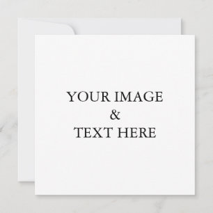 Personalized Custom Your Own Photo Announcement