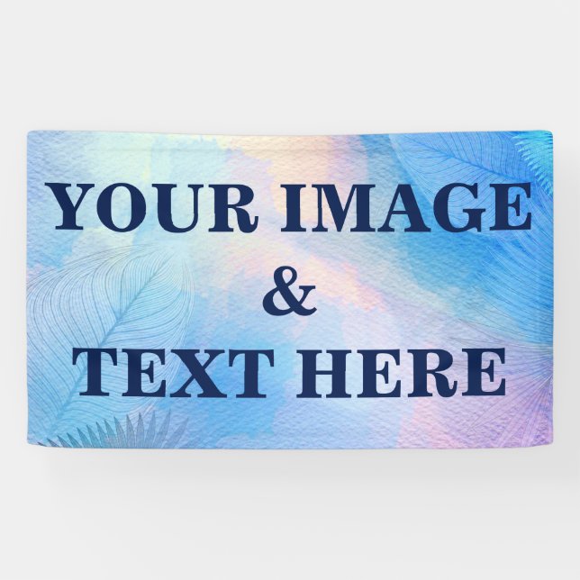 Personalized Custom Your Own Photo Banner (Horizontal)
