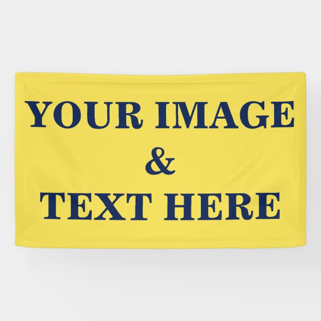 Personalized Custom Your Own Photo Banner (Horizontal)