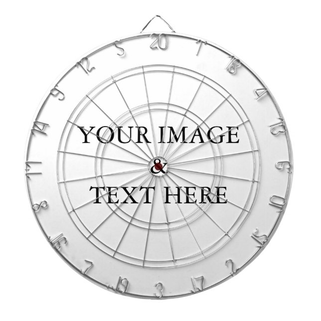 Personalized Custom Your Own Photo  Dartboard (Front)