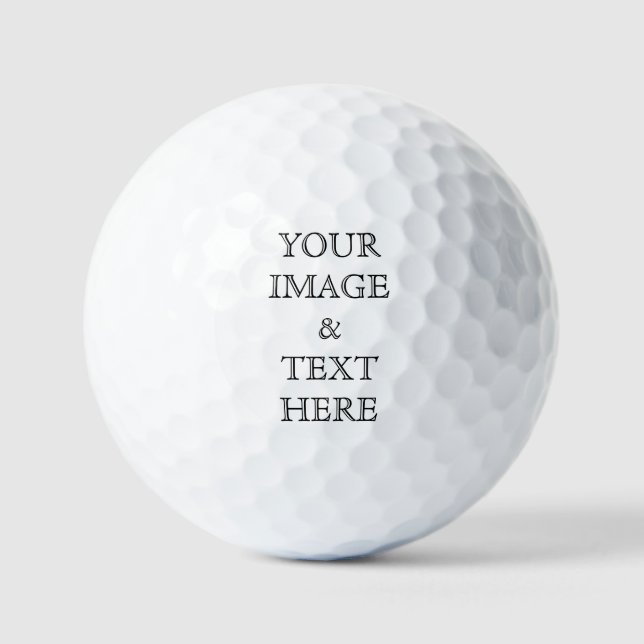Personalized Custom Your Own Photo Golf Balls (Front)