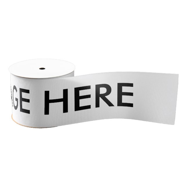 Personalized Custom Your Own Photo Grosgrain Ribbon (Spool)
