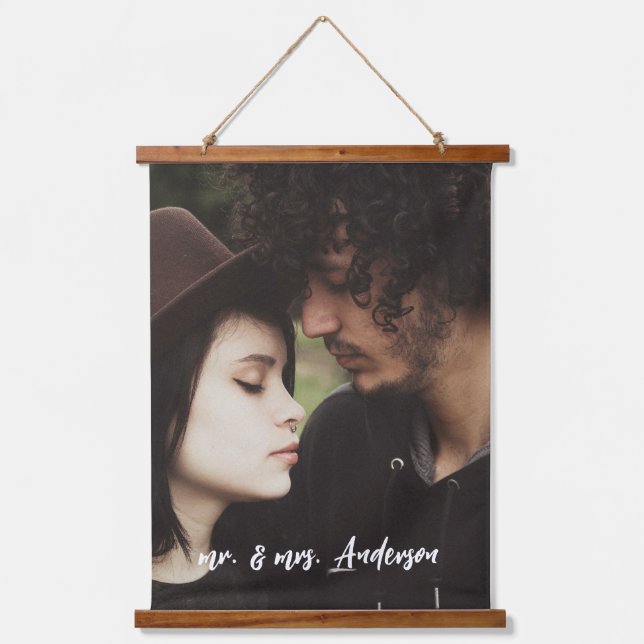 Personalized Custom Your Own Photo Hanging Tapestry (Front)