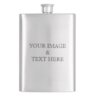 Personalized Custom Your Own Photo Hip Flask