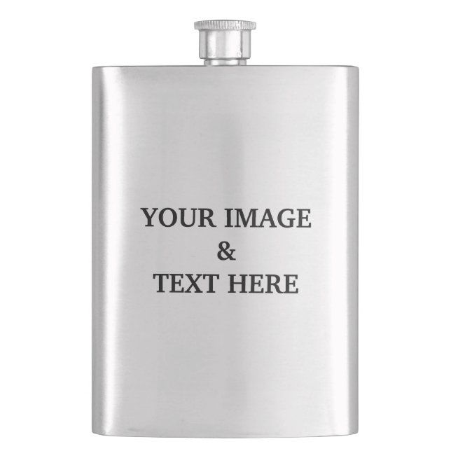 Personalized Custom Your Own Photo  Hip Flask (Front)