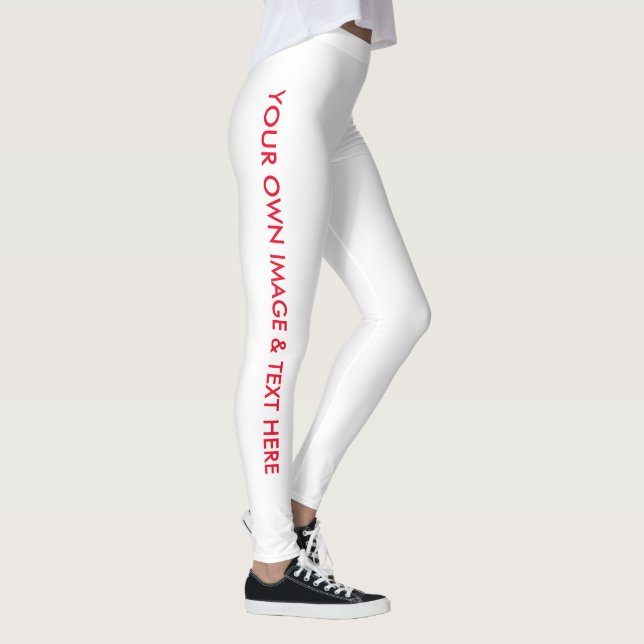Personalized Custom Your Own Photo Image Leggings (Right)