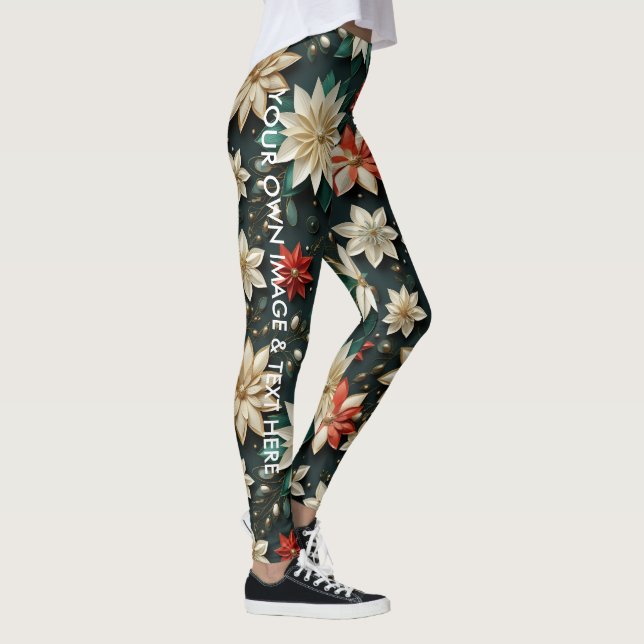Personalized Custom Your Own Photo Image Leggings (Right)