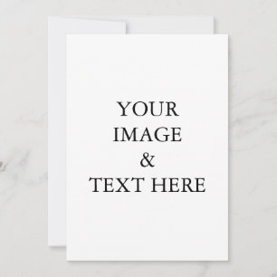 Personalized Custom Your Own Photo Invitation