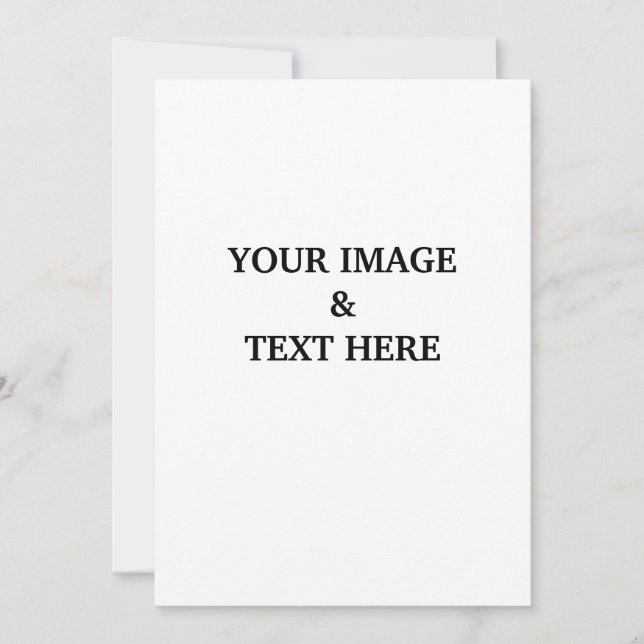 Personalized Custom Your Own Photo Invitation (Front)