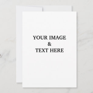 Personalized Custom Your Own Photo Invitation