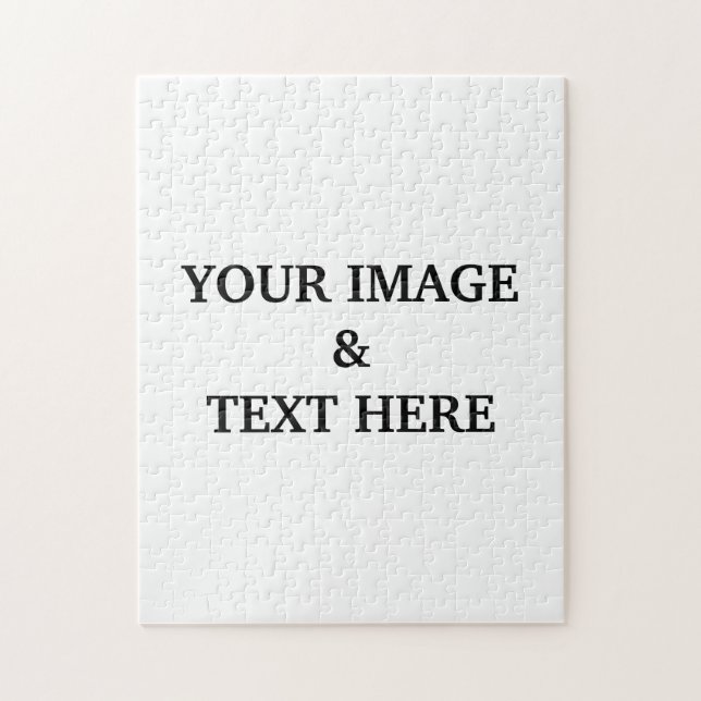 Personalized Custom Your Own Photo  Jigsaw Puzzle (Vertical)