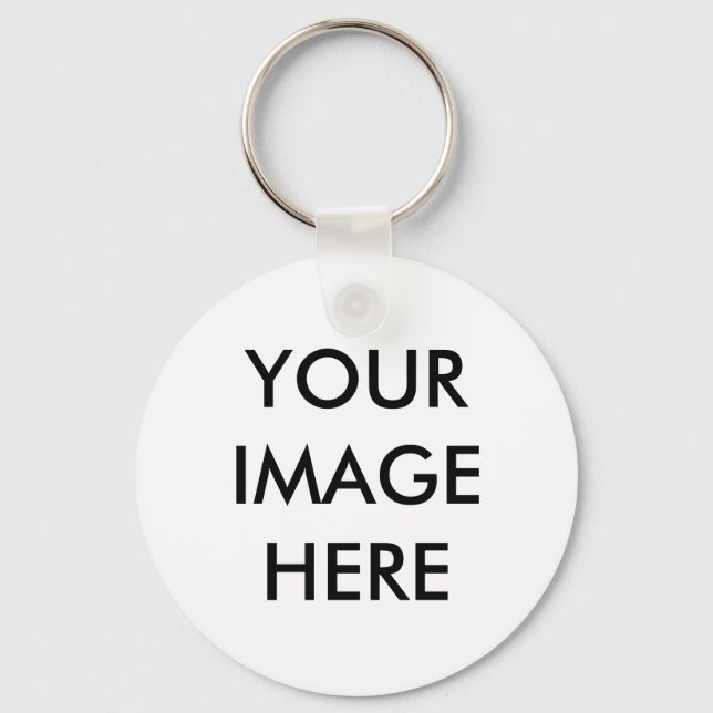Personalized Custom Your Own Photo Keychain (Front)