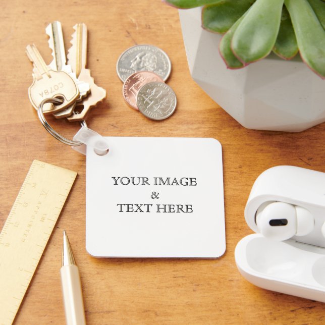 Personalized Custom Your Own Photo Keychain (Desk)