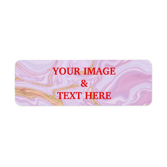 Personalized Custom Your Own Photo Label (Front)