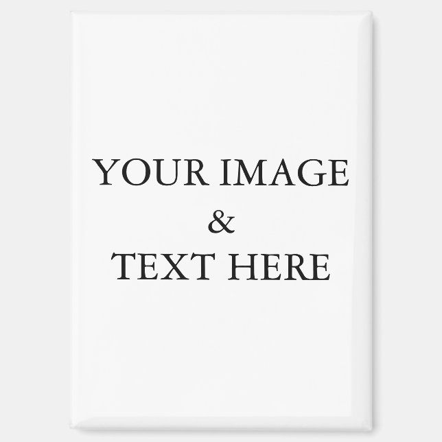 Personalized Custom Your Own Photo Magnet (Front)