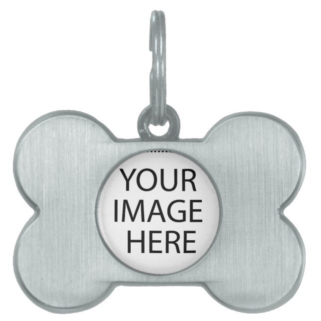 Personalized Custom Your Own Photo Pet ID Tag (Front)