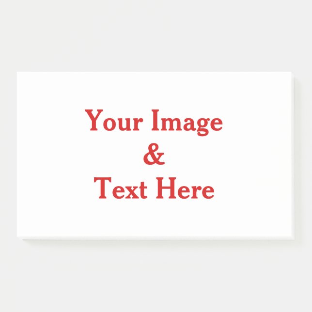 Personalized Custom Your Own Photo Post-it Notes (Front)