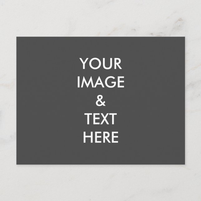Personalized Custom Your Own Photo Postcard (Front)