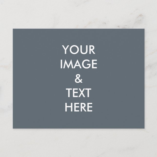 Personalized Custom Your Own Photo Postcard (Front)