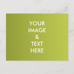 Personalized Custom Your Own Photo Postcard