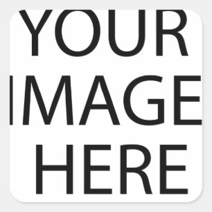 Personalized Custom Your Own Photo Square Sticker