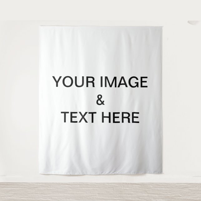 Personalized Custom Your Own Photo Tapestry (Front)