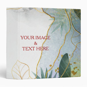 Personalized Custom Your Own Photo & Text 3 Ring B Binder