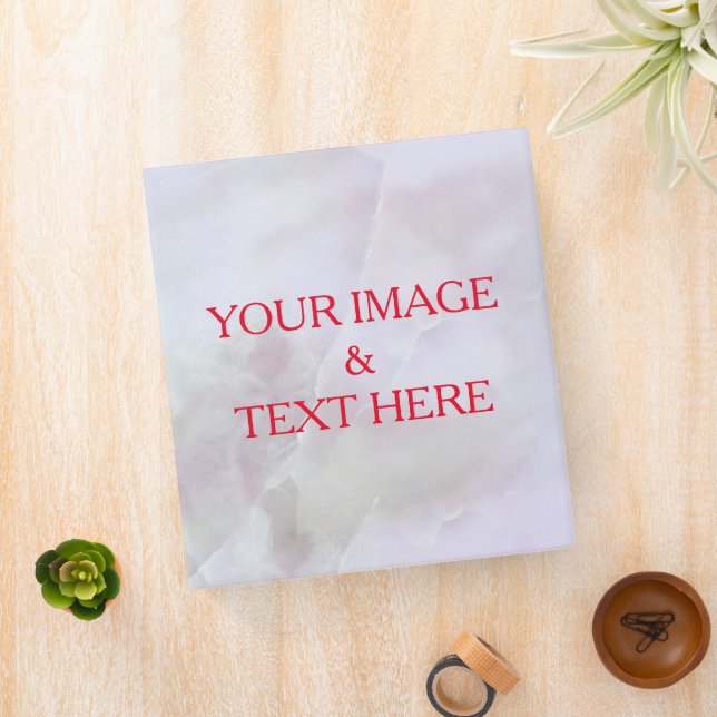 Personalized Custom Your Own Photo & Text 3 Ring B Binder (In Situ)