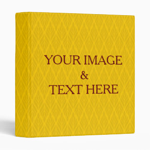 Personalized Custom Your Own Photo & Text 3 Ring B Binder