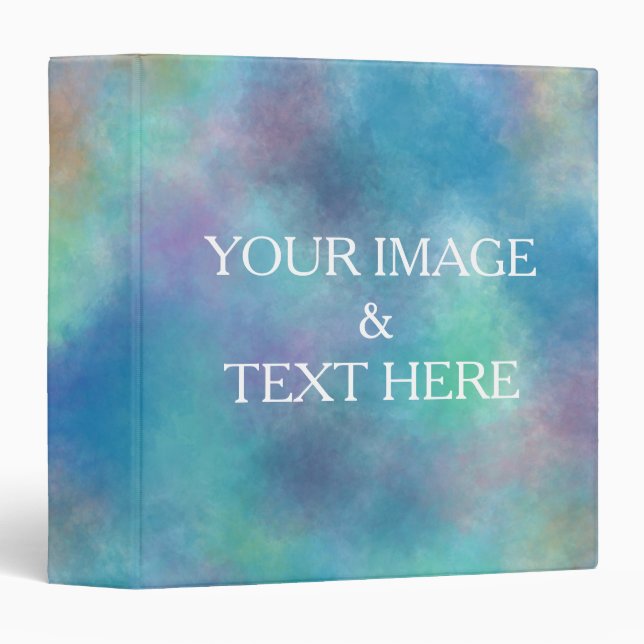Personalized Custom Your Own Photo & Text 3 Ring B Binder (Front/Spine)